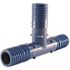 Apollo 3/4 in. Barb Insert Blue Twister Polypropylene Tee Fitting
