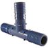 Apollo 3/4 in. Barb Insert Blue Twister Polypropylene Tee Fitting