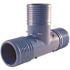 Apollo 1-1/2 in. Barb Insert Blue Twister Polypropylene Tee Fitting