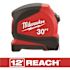 Milwaukee Compact 30 ft. SAE Tape Measure with Fractional Scale and 9 ft. Standout