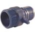 Apollo 1 in. x 1 in. Barb Insert Blue Twister Polypropylene x MPT Adapter Fitting (5-Pack)