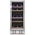 NewAir 15 Inch Built-In 29 Bottle Dual Zone Wine Fridge In Stainless Steel