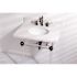 Kingston Brass Victorian Crystal 8 in. Widespread 2-Handle Bathroom Faucet in Oil Rubbed Bronze