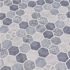 MSI Vista Azul Hexagon 11 in. x 13 in. x 6 mm Patterned Glass Mesh-Mounted Mosaic Floor and Wall Tile (14.7 sq. ft./Case)