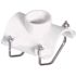 IPS Corporation AB&A 82655 Plastic Saddle Tee Kit for 2 in. Inlets in 4 in. Schedule 40 PVC DWV Pipe