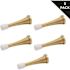 Everbilt Bright Brass Spring Door Stop (5-Pack)