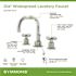 Symmons Dia 8 in. Widespread Double Handle Bathroom Faucet with Cross Handles in Chrome