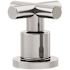Symmons Dia 8 in. Widespread 2-Handle Low-Arc Bathroom Faucet with Cross Handles in Chrome