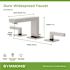 Symmons Duro 8 in. Widespread 2-Handle Low-Arc Bathroom Faucet in Chrome