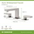 Symmons Duro 8 in. Widespread 2-Handle Low-Arc Bathroom Faucet with Lever Handles in Chrome