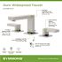 Symmons Duro 8 in. Widespread 2-Handle Low-Arc Bathroom Faucet with Lever Handles in Chrome