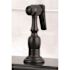 Kingston Brass Victorian Porcelain 2-Handle Standard Kitchen Faucet with Side Sprayer in Oil Rubbed Bronze