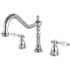 Kingston Brass Victorian Porcelain 2-Handle Standard Kitchen Faucet in Chrome