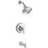 KOHLER Bancroft 1-Handle 1-Spray 2.5 GPM Tub and Shower Faucet with Metal Lever in Polished Chrome (Valve Not Included)