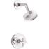 KOHLER Purist 1-Spray 6.5 in. Single Wall Mount Fixed Shower Head in Polished Chrome