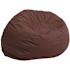 Flash Furniture Small Solid Brown Kids Bean Bag Chair