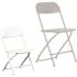 Flash Furniture Kids White Plastic Folding Chair