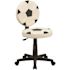 Flash Furniture Soccer Black and White Task Chair