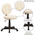 Flash Furniture Baseball Brown and Cream Task Chair