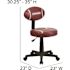 Flash Furniture Football Brown Task Chair