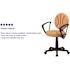Flash Furniture Basketball Black and Orange Task Chair with Arms