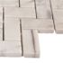 MSI Calacatta Cressa Herringbone 12 in. x 12 in. Honed Marble Mesh-Mounted Mosaic Floor and Wall Tile (9.4 sq. ft./case)