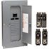 Homeline 100 Amp 20-Space 40-Circuit Indoor Main Breaker Qwik-Grip Plug-On Neutral Load Center with Cover - Value Pack