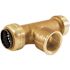 Tectite 3/4 in. Brass Push-To-Connect x Push-To-Connect x Female Pipe Thread Slip Tee Fitting