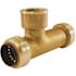 Tectite 3/4 in. Brass Push-To-Connect x Push-To-Connect x Female Pipe Thread Slip Tee Fitting