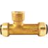 Tectite 3/4 in. Brass Push-To-Connect x Push-To-Connect x Female Pipe Thread Slip Tee Fitting