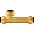 Tectite 3/4 in. Brass Push-To-Connect Slip Tee Fitting