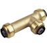 Tectite 1/2 in. Brass Push-To-Connect Slip Tee Fitting