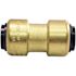 Tectite 3/8 in. (1/2 in. ) Brass Push-To-Connect Coupling