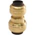 Tectite 1/2 in. Brass Push-To-Connect x 3/8 in. Reducer Coupling