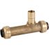 Tectite 1/2 in. Brass Push-To-Connect x Push-To-Connect x Copper Tube Size Adapter Slip Tee
