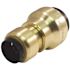 Tectite 3/4 in. x 1/2 in. Brass Push-to-Connect Reducer Coupling
