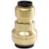 Tectite 3/4 in. x 1/2 in. Brass Push-to-Connect Reducer Coupling