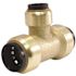 Tectite 3/4 in. x 3/4 in. x 1/2 in. Brass Push-to-Connect Reducer Tee
