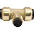 Tectite 3/4 in. x 3/4 in. x 1/2 in. Brass Push-to-Connect Reducer Tee