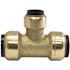 Tectite 3/4 in. x 3/4 in. x 1/2 in. Brass Push-to-Connect Reducer Tee