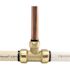 Tectite 3/4 in. x 3/4 in. x 1/2 in. Brass Push-to-Connect Reducer Tee