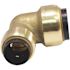 Tectite 3/4 in. x 1/2 in. Brass Push-to-Connect 90-Degree Reducer Elbow