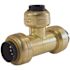 Tectite 1/2 in. x 1/2 in. x 3/8 in. Brass Push-To-Connect Reducer Tee