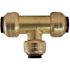 Tectite 1/2 in. x 1/2 in. x 3/8 in. Brass Push-To-Connect Reducer Tee