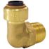 Tectite 1/4 in. Brass Push-To-Connect x 3/8 in. Male Pipe Thread 90-Degree Elbow