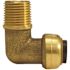Tectite 1/2 in. Brass Push-to-Connect x 1/2 in. Male Pipe Thread 90-Degree Elbow