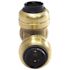 Tectite 3/8 in. Brass Push-To-Connect Tee Fitting