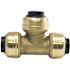 Tectite 3/8 in. Brass Push-To-Connect Tee Fitting