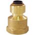 Tectite 1/4 in. (3/8 in. ) Brass Push-To-Connect x 1/2 in. Female Pipe Thread Reducing Adapter