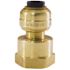 Tectite 1/4 in. (3/8 in. ) Brass Push-To-Connect x 1/2 in. Female Pipe Thread Reducing Adapter
